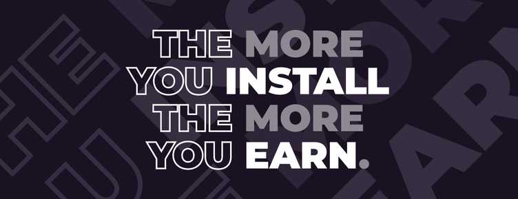The more you install